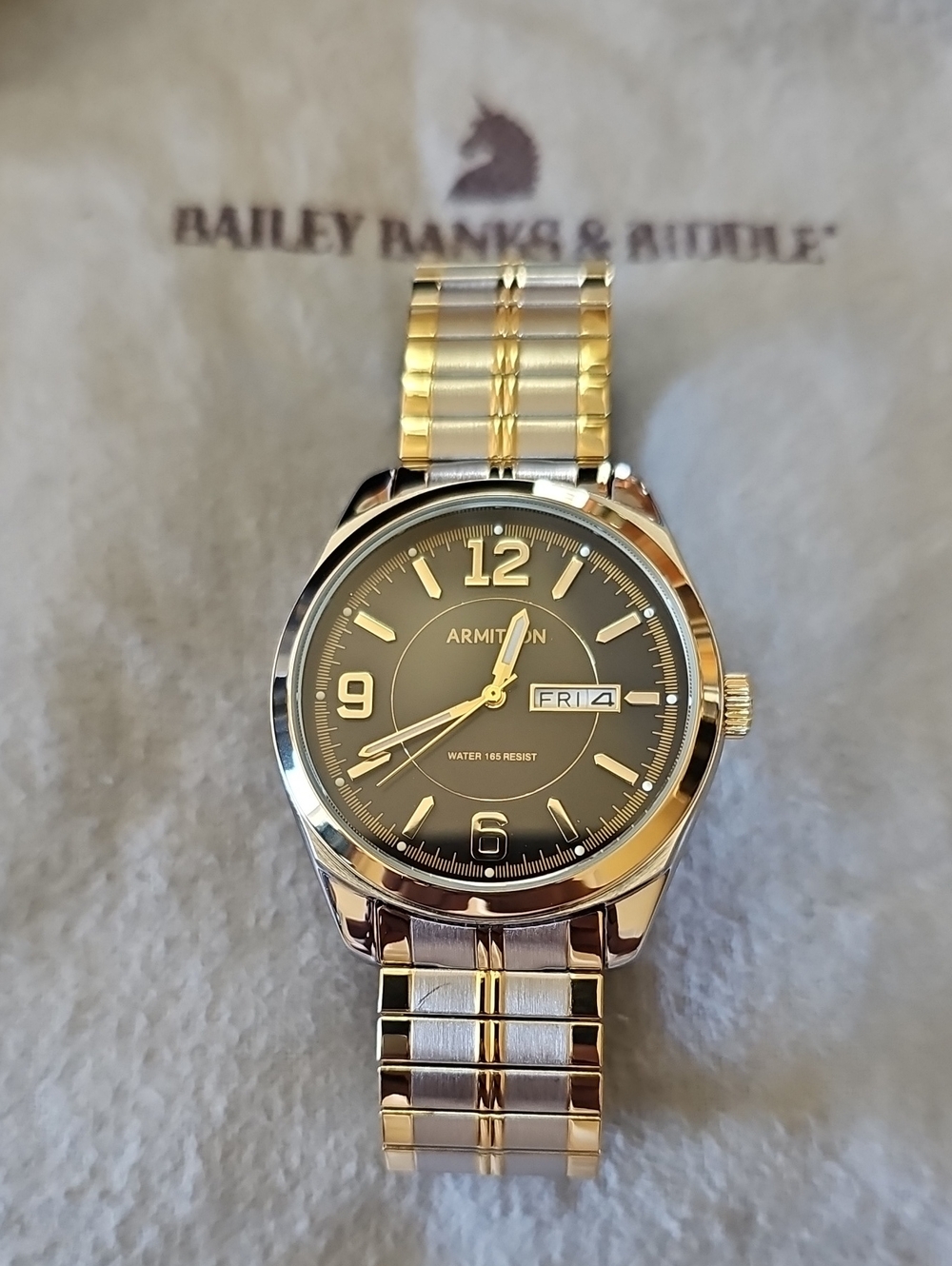 Armitron Two-Tone Gold and Silver Men's Analogue Watch